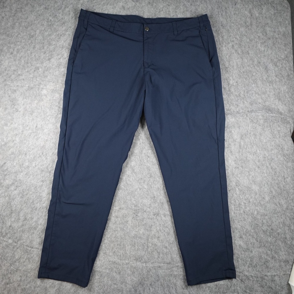 Lululemon Pant Mens 42x30 Navy Blue Commission Slim Warpstreme Performance Chino